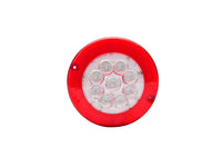 35 LED Round Tail Lamp With Reverse Direction Indicator- Clear