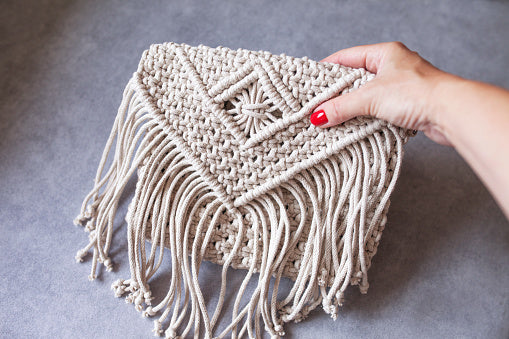Boho-Chic and Eco-Friendly: Varsha Tyagi's Macramé Made Sling Bag - The Must-Have Accessory for Sustainable Fashion Lovers