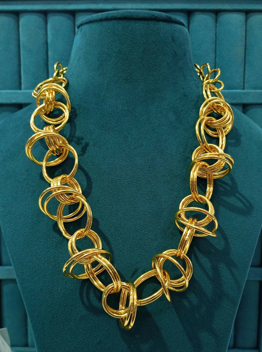 Statement Collar Golden Necklace
