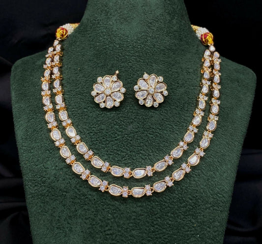 Radiant Indo Western Style Kundan Necklace Set