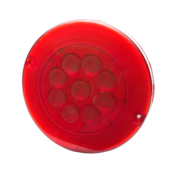 35 LED Round Tail Lamp With Stop Lamp - Red – RIANSH STORE