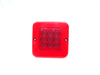37 LED Square Tail Lamp With Stop Lamp - Red