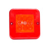 37 LED  Square Tail Lapm With Rear Dotection Indicator - Amber
