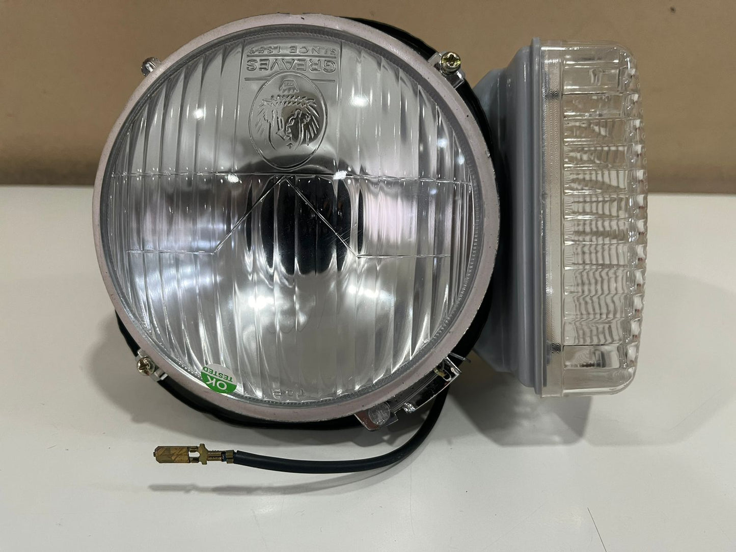 Head Lamp Assly with Blinker RH 12v