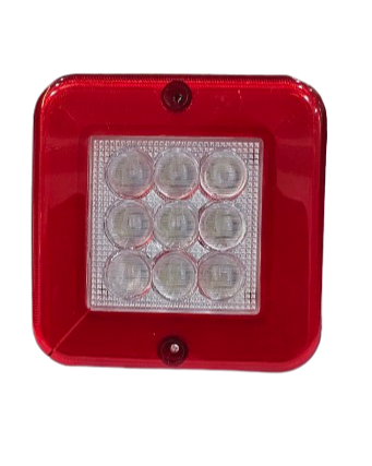 37 LED Square Tail Lamp With Reverse Direction Indicator