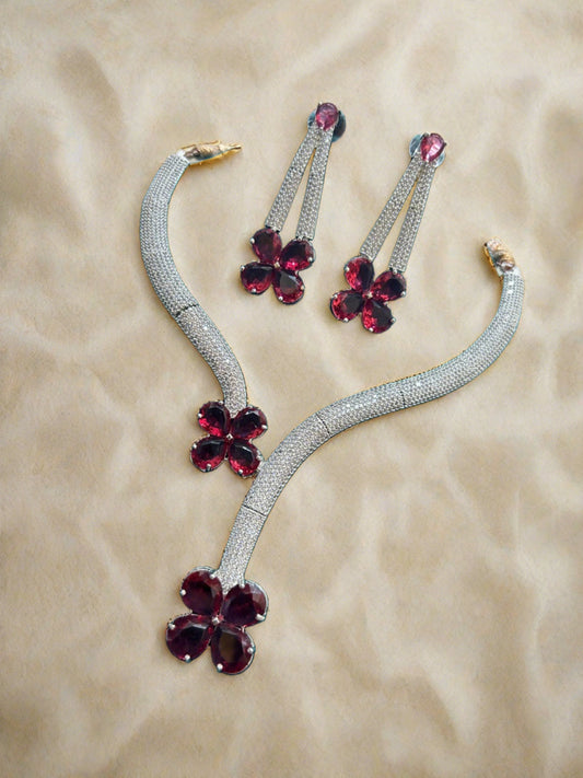 Bufferfly necklace set