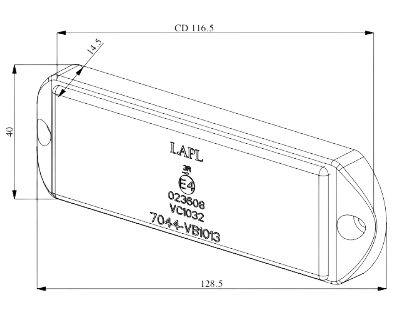 LED Flat Side Marker