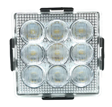 9 LED Square Reverse Lamp - Clear – RIANSH STORE