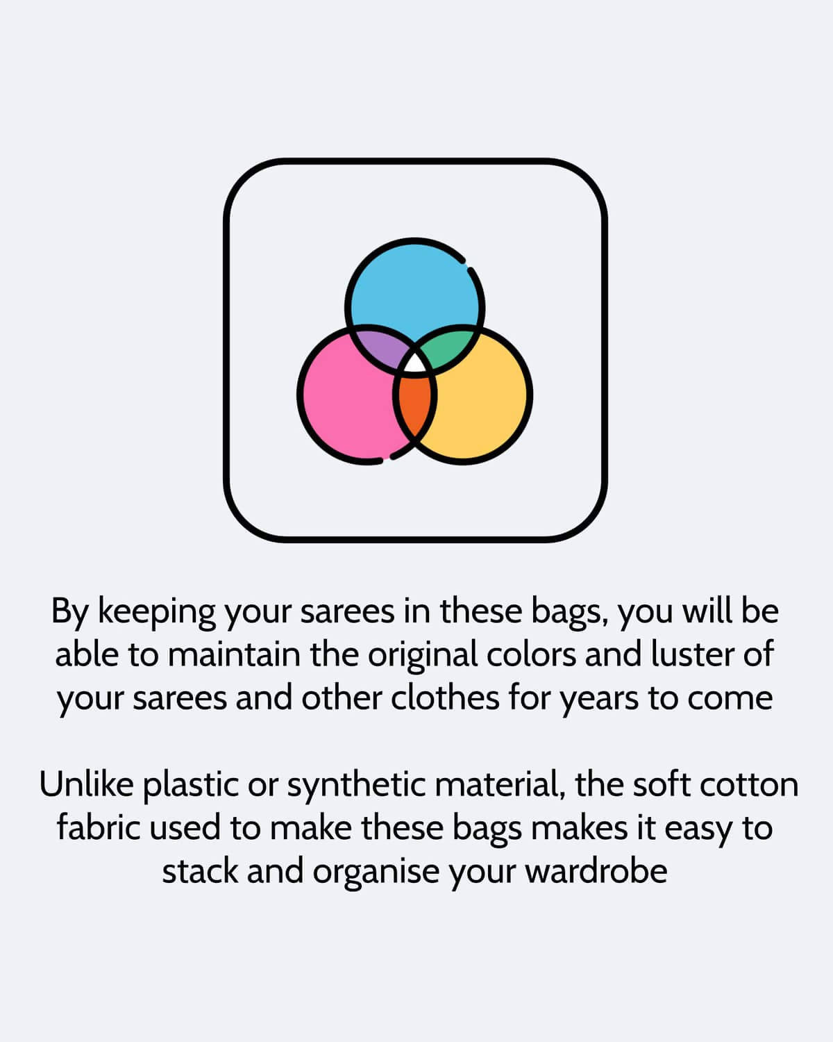Cotton Saree Bag - Set of 3