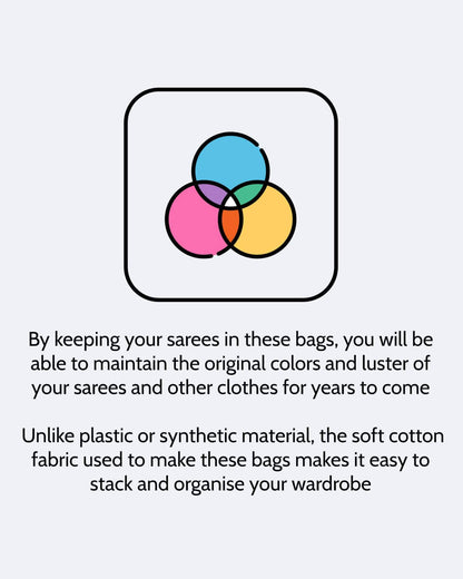 Cotton Saree Bag - Set of 3