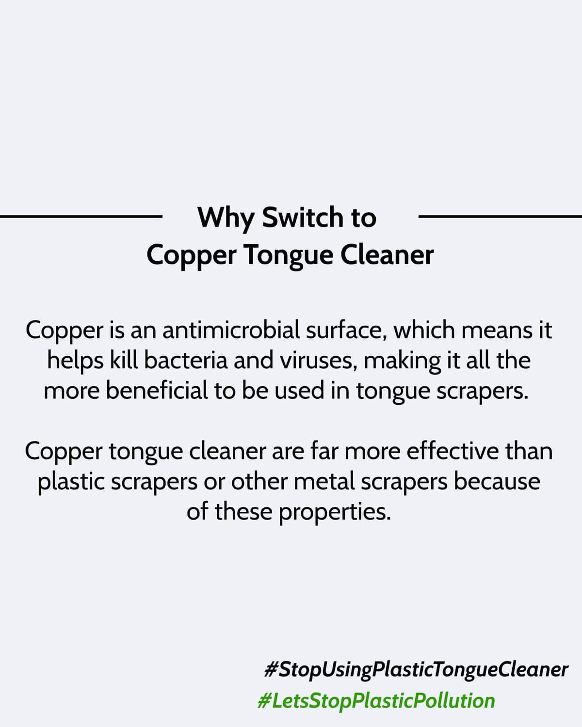 Copper Tongue Cleaner - Bag of 1