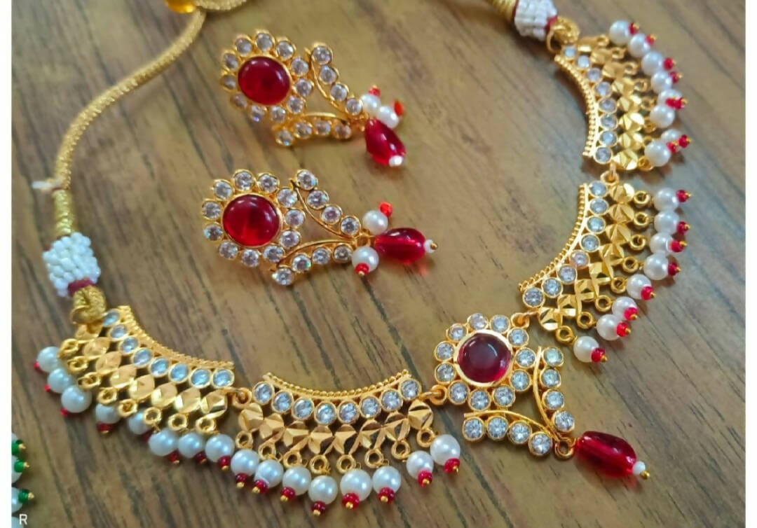 Kundan jadau set with earrings