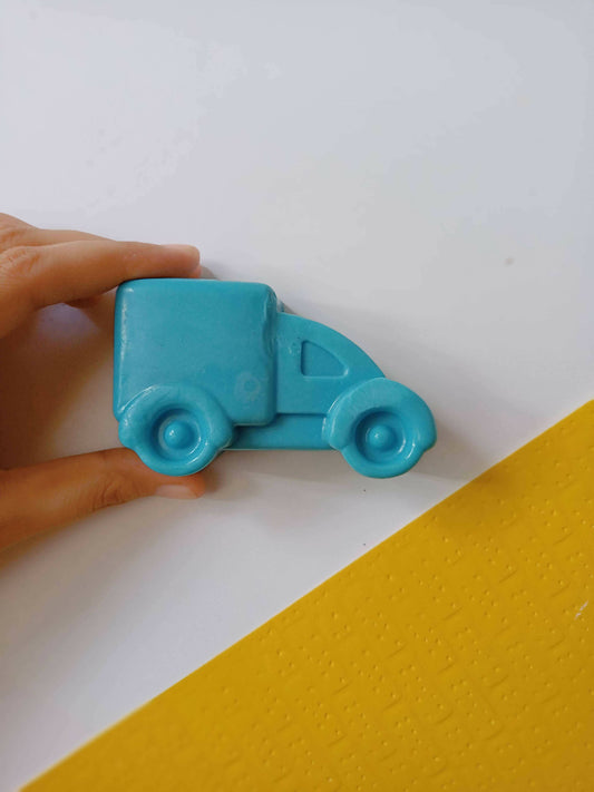 Kids vehicle car toy shaped goat milk shea butter soap 100 grms bar