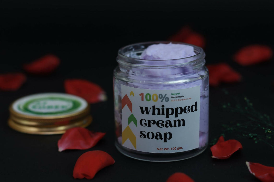 Lavendar lavy whipped cream soap (100 grams)