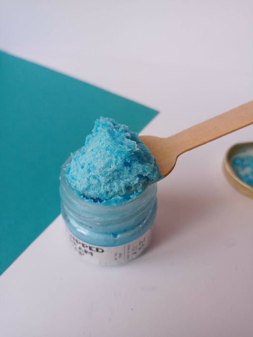 chill vibes blue whipped cream soap