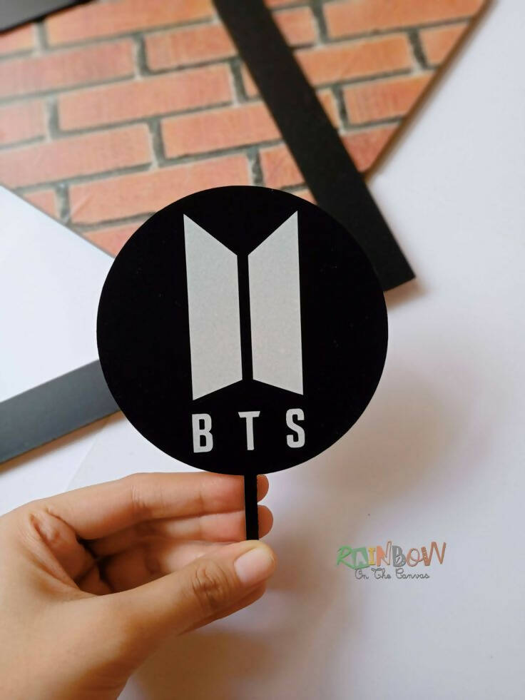 BTS Kpop cake topper for theme party for girls