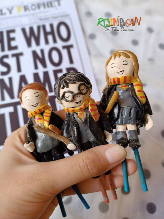 Harry Potter Trio Miniature Cake Toppers