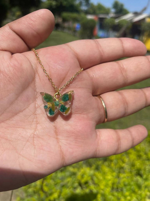 butterfly shaped pendant