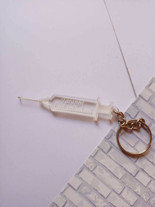 Customised Injection keychain | Gift for doctors