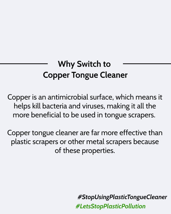 Copper Tongue Cleaner - Bag of 4