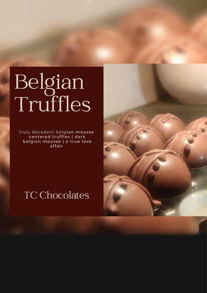 belgian choco truffles pieces