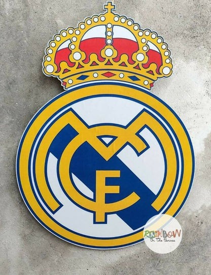 Real Madrid Wall Art wooden for soccer and football lovers gift and decor