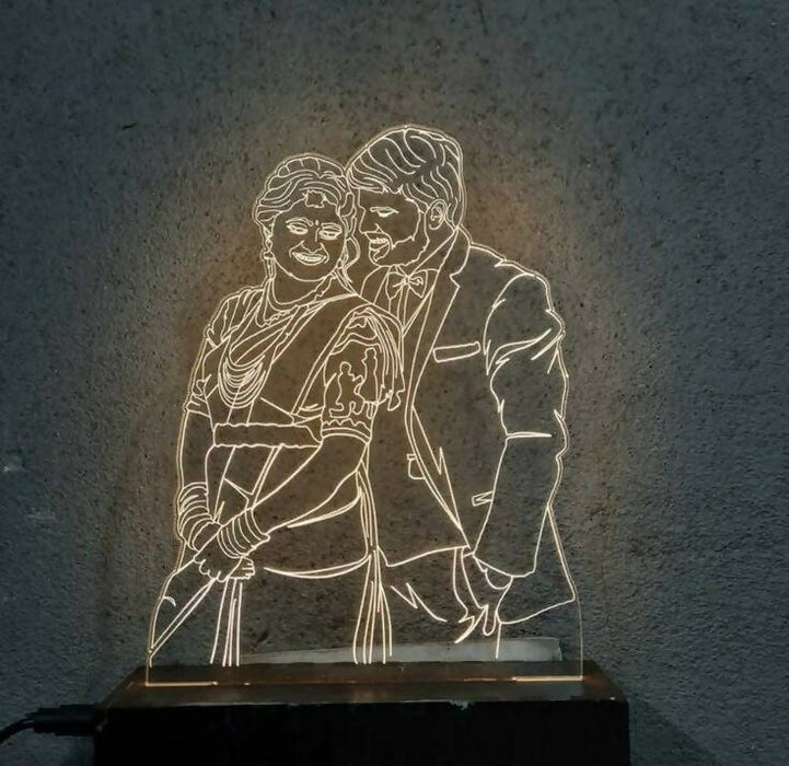 LED light sculpture 8*12 inches
