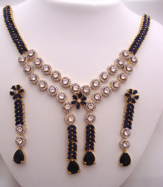 Black necklace set