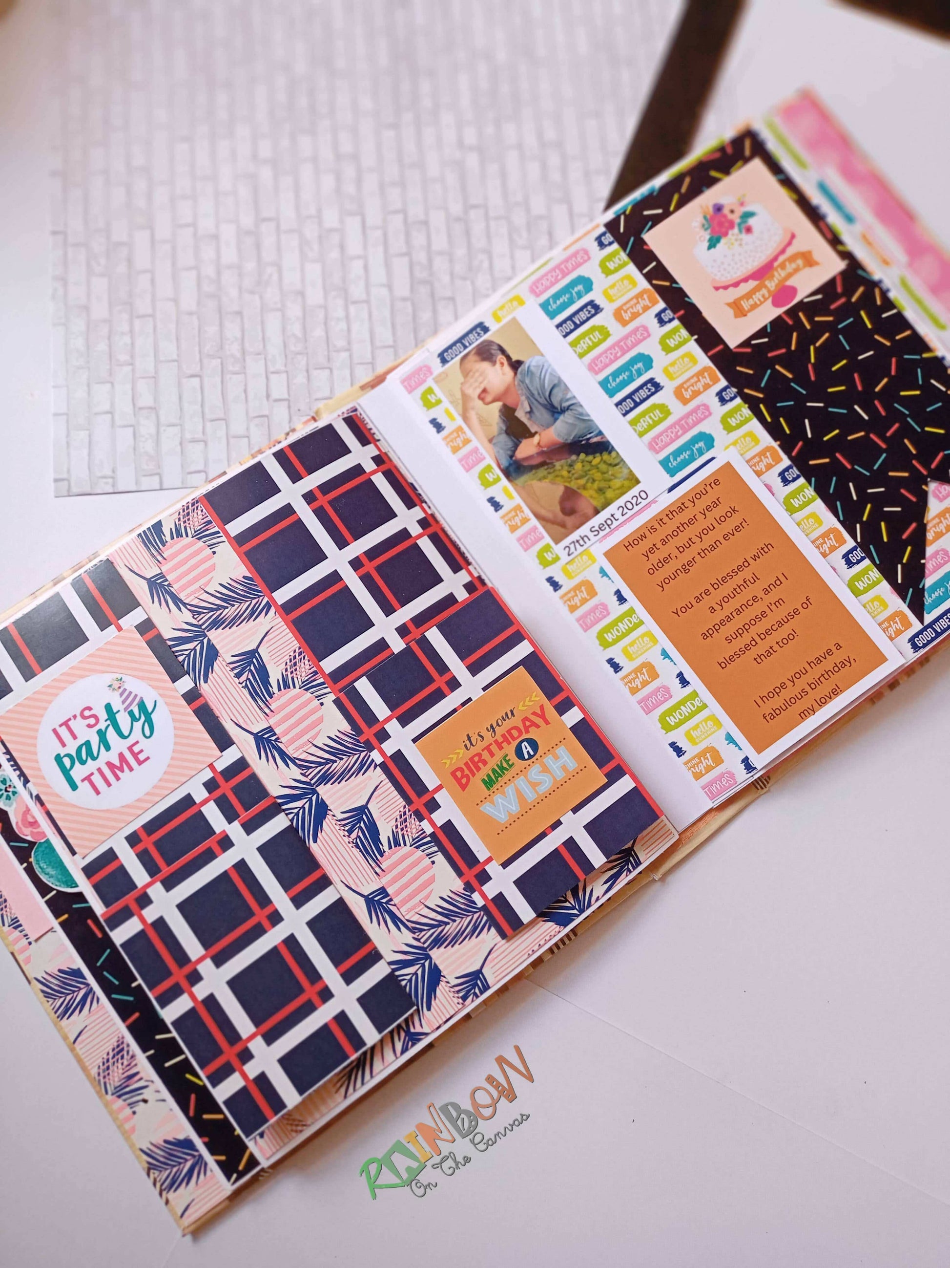 Scrapbook Price - Birthday scrapbook in pastels