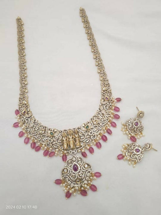 Traditional Ram Parivar Ethnic Necklace Set