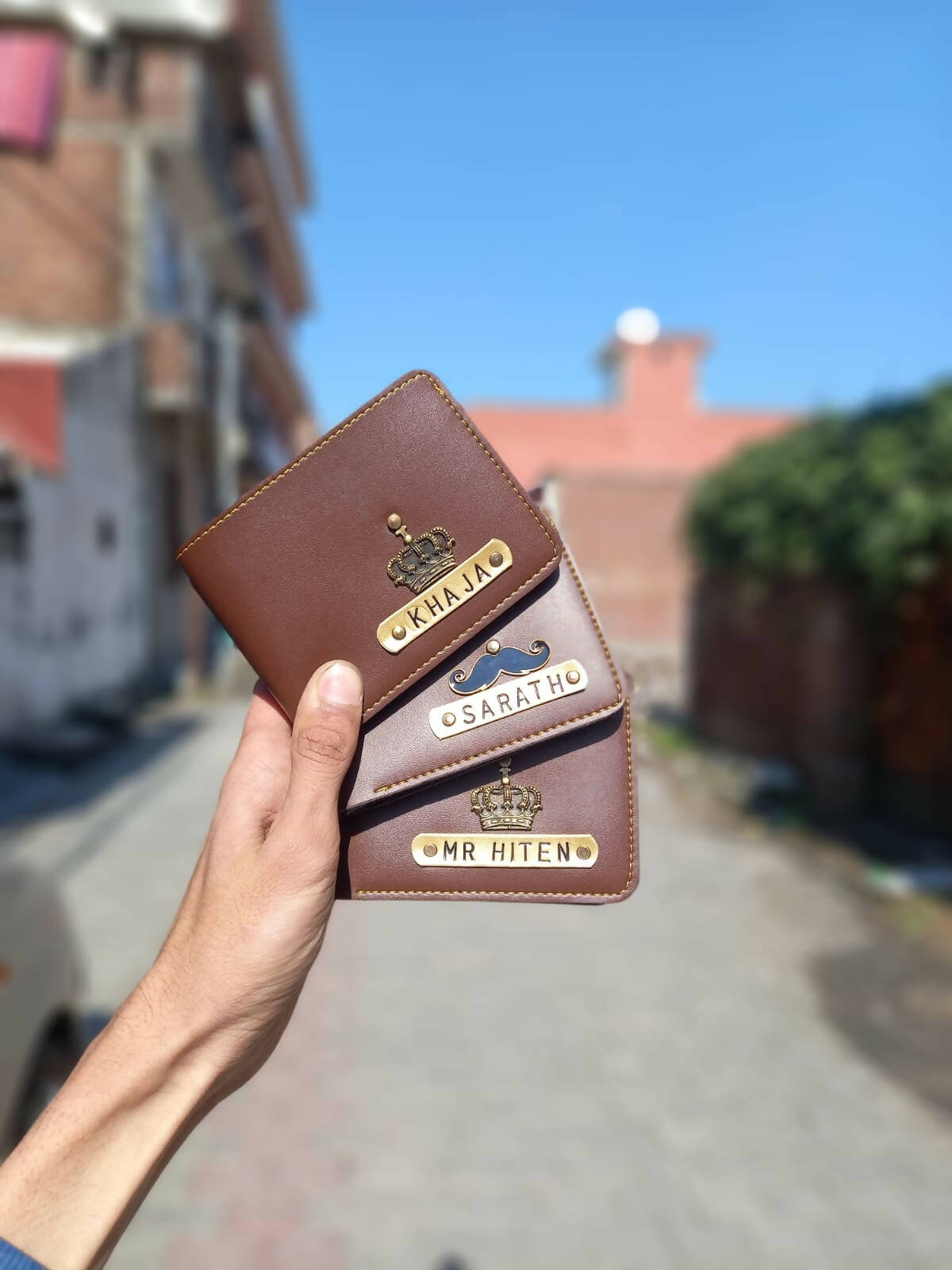 Men's customized leather wallet | Utility gift for boys