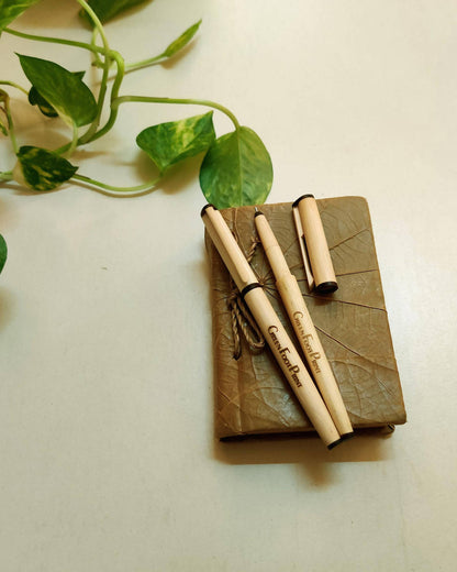 Bamboo Reusable Pens - Pack of 2