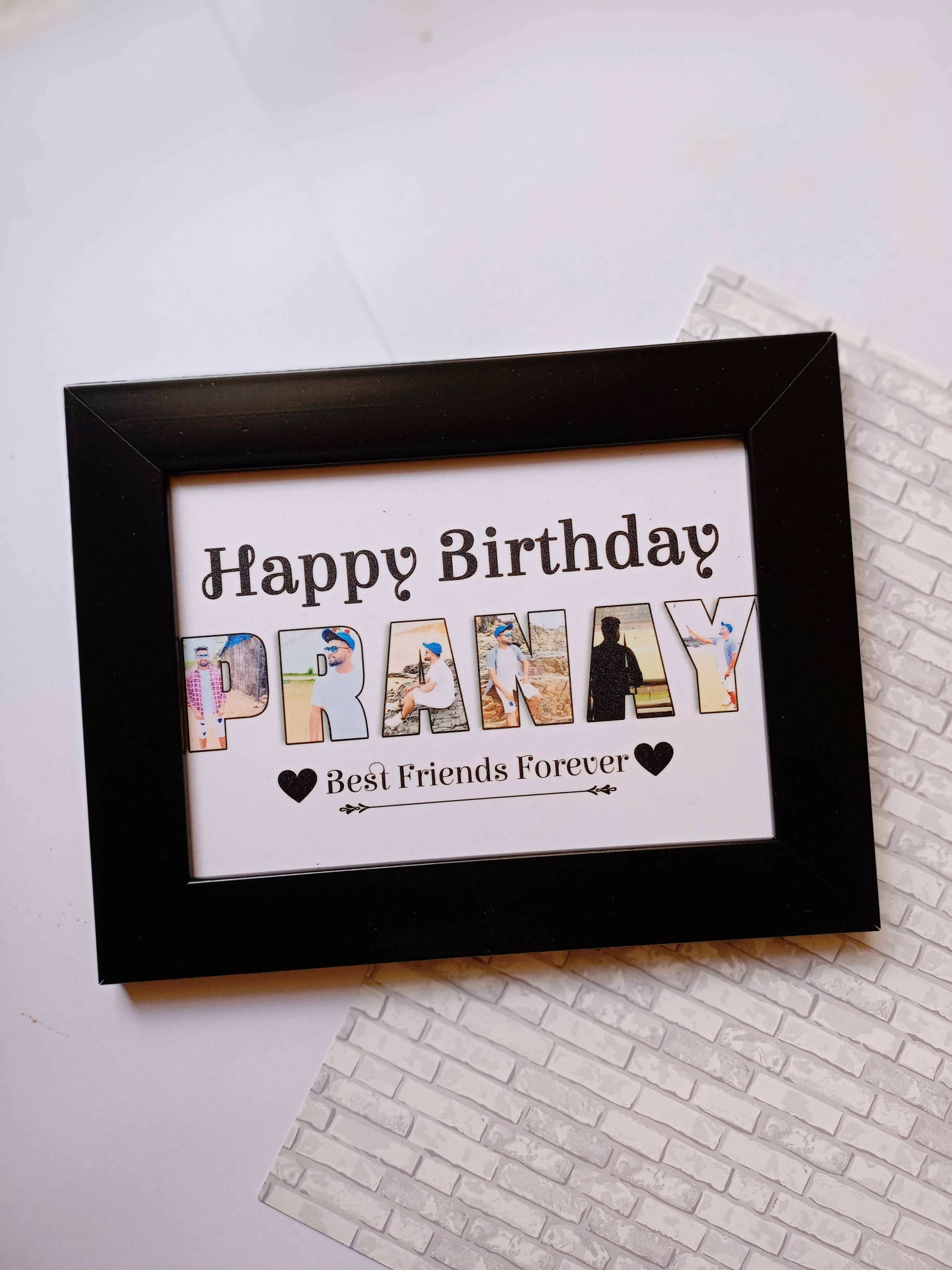 Engraved 40th Birthday Glass Picture Frame | GiftsForYouNow