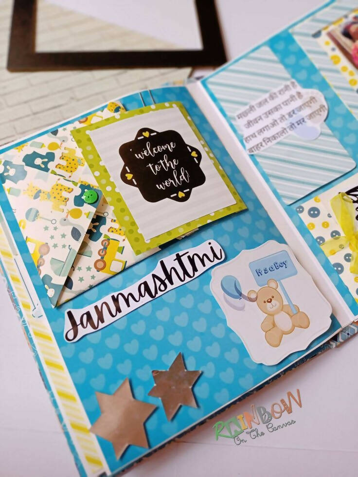 Handmade Blue Mini Scrapbook Album, For Gifting at Rs 800/piece in