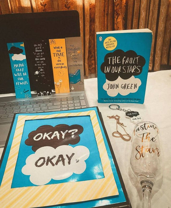 The fault in our stars bookmarks (set of 4)