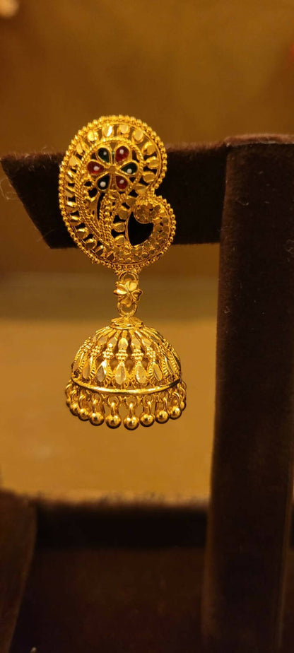 Antique Golden Jhumka