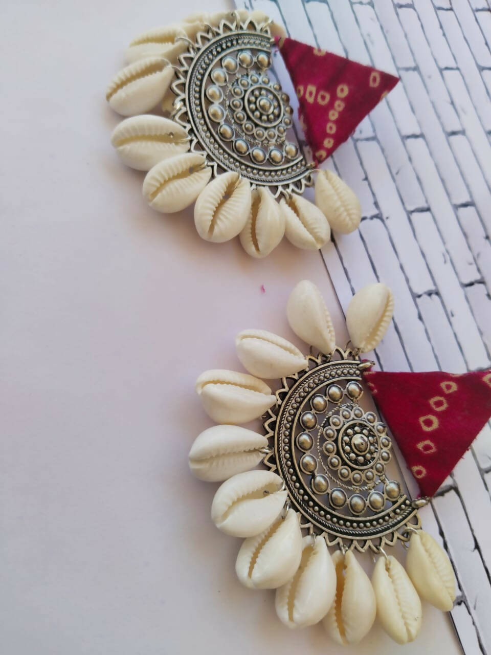 fabric jewellery earrings