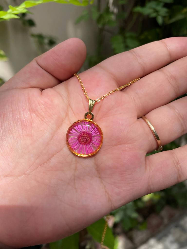 Pink Aster Pendant