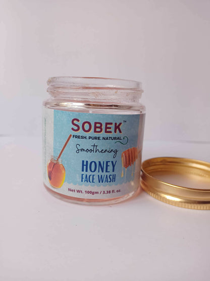 Sobek Naturals Honey soothing facewash 100 ML | SLS and Paraben free