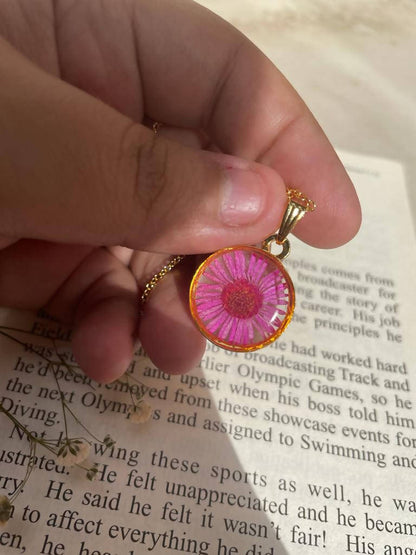 Pink Aster Pendant