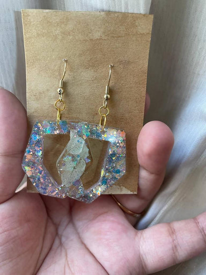 glitter earrings for women