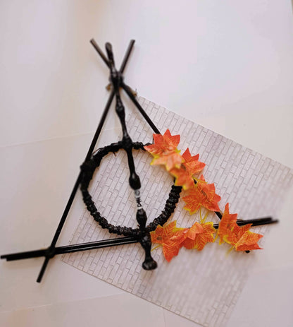 Harry potter Deathly hallows door wreath for decor and party supplies