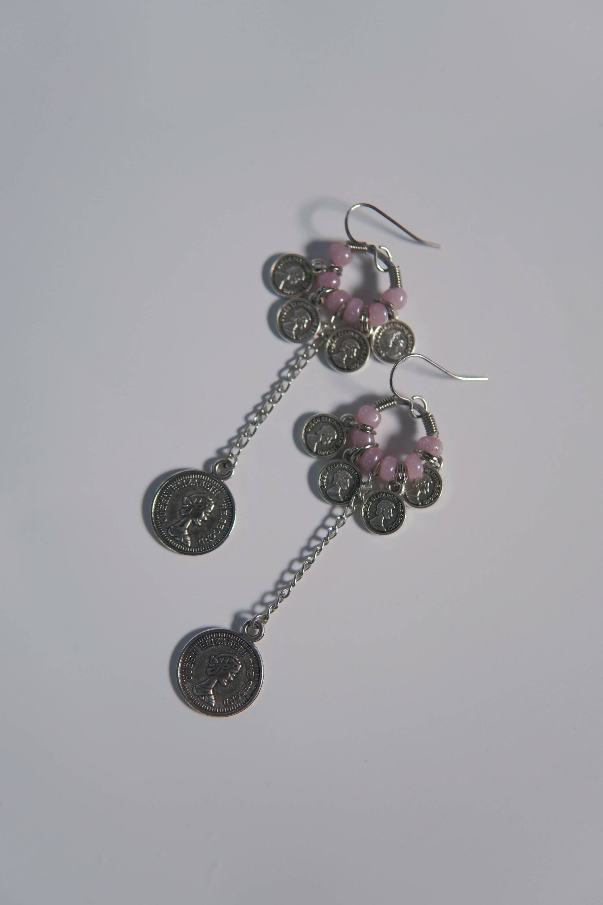 pink earrings set