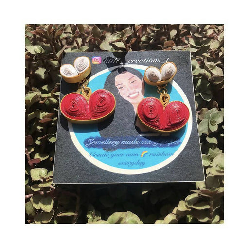 2 heart earrings for girls || earrings for girls