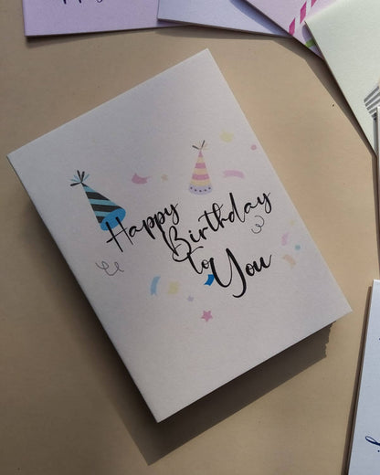 Mini Birthday Cards - Set of 6 cards & Envelopes