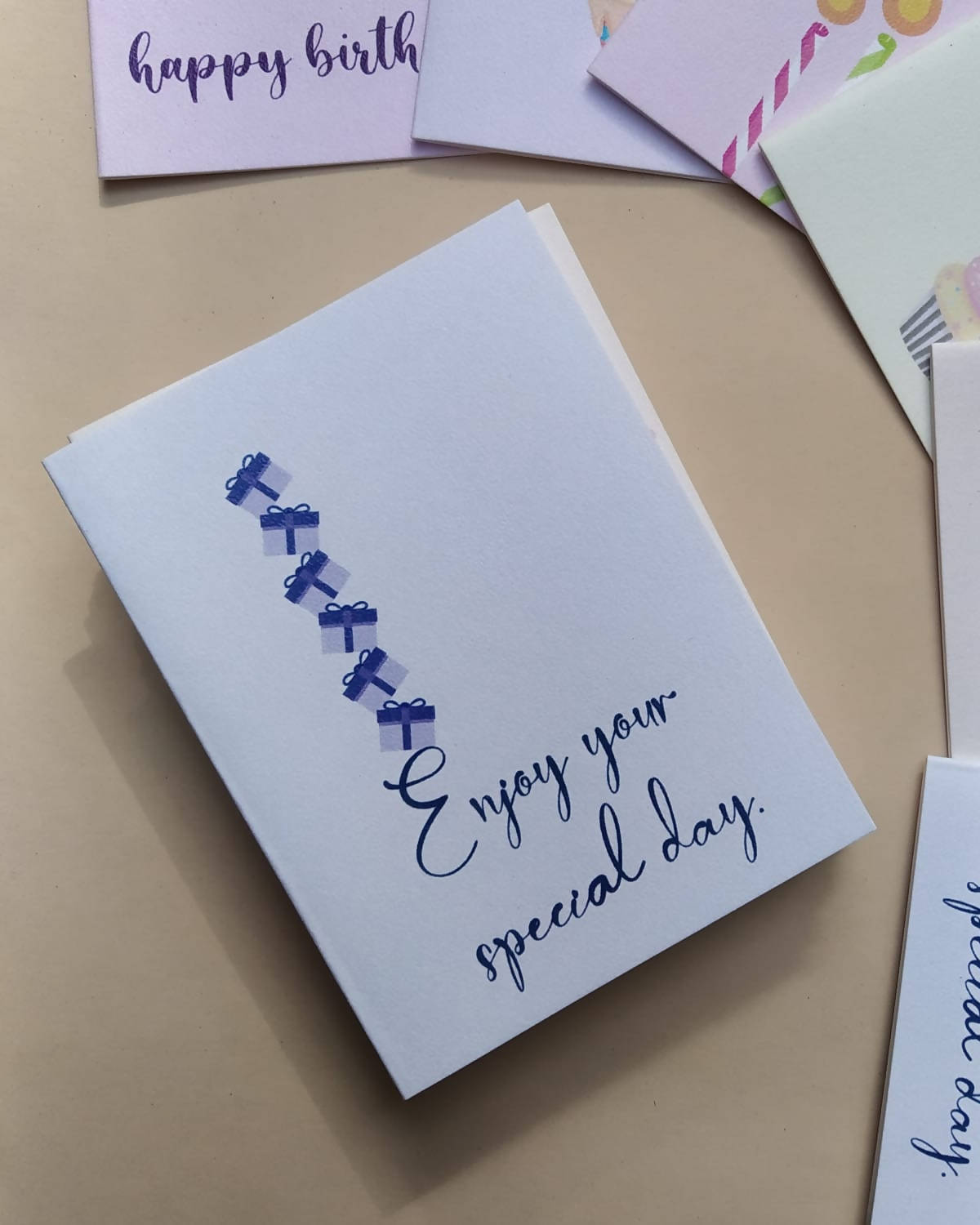Mini Birthday Cards - Set of 6 cards & Envelopes